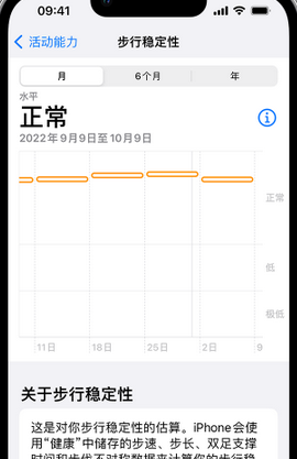 义乌iPhone手机维修如何在iPhone开启'步行稳定性通知'