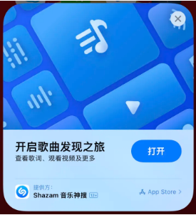 义乌苹果14维修站分享iPhone14音乐识别功能使用方法 