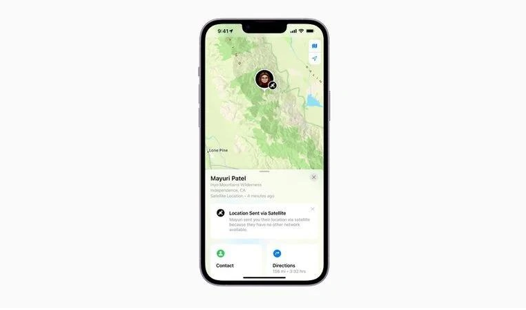 义乌苹果14维修分享iPhone14系列中 FindMy功能通过卫星分享位置方法教程 